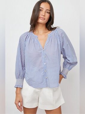 Rails Mariah Carolina Gingham Top